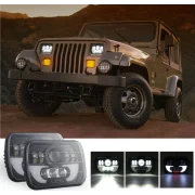 Far F.TIP 16-OFF ROAD: 7&quot;/90W / 5X7 (inch)/12V-24V/30.000LM/ IP 68 Rezistent la apa