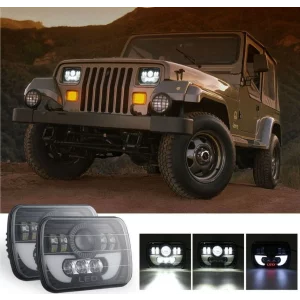 F.TIP 16-OFF ROAD fényszóró: 7&amp;quot;/90W / 5X7 (inch)/12V-24V/30.000LM/ IP 68 Vízálló