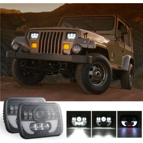 Far F.TIP 16-OFF ROAD: 7&quot;/90W / 5X7 (inch)/12V-24V/30.000LM/ IP 68 Rezistent la apa