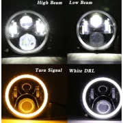 Far F.TIP 4-OFF ROAD: 7&quot;/75W / 12V-24V /10.000LM /IP 68 Rezistent la apa