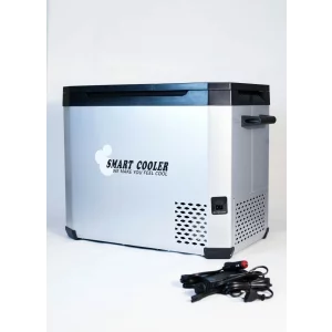 Frigider auto cu compresor smart cooler, cu bluetooth, zona dubla de racire, capacitate 40.2L , taxa verde inclusa