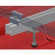 10KW (10.2KW) háromfázisú, ON-GRID fotovoltaikus napelem rendszer 25 db LONGI 410W fotovoltaikus panellel bádogtetőre rögzítve