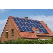 5KW (5.33KW) egyfázisú, ON-GRID napelemes rendszerkészlet 13 db LONGI 410W-os fotovoltaikus panellel bádogtetőre rögzítve