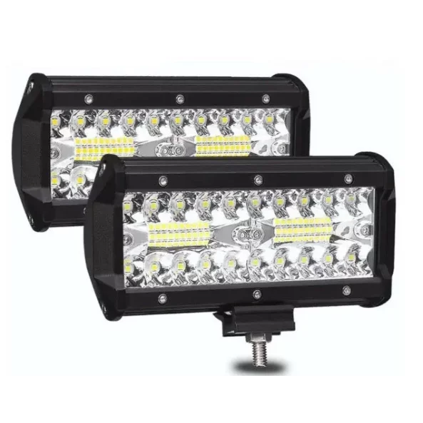 Proiector LED P.TIP 25-OFF ROAD: 7&quot;/120W /12V-24V/10.000 LM/ IP 68 Rezistent la apa