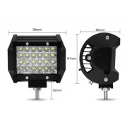 Proiector LED P.TIP 9-OFF ROAD: 4&quot;/72W /12V-24V/7.200 LM/ IP 68-Rezistent la apa