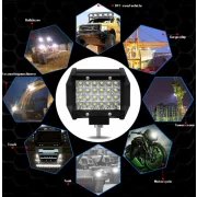 Proiector LED P.TIP 9-OFF ROAD: 4&quot;/72W /12V-24V/7.200 LM/ IP 68-Rezistent la apa