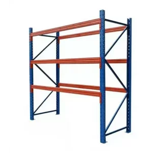 Raft pentru depozitare paleti 2880mm x Adancime 1100mm x Inaltime 5000mm, 3300kg/nivel/12 europaleti