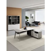 Masă birou cu dulap lateral ,design modern și elegant ,calitate premium , dimensiuni 2000*1400*750