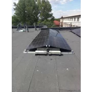 Sistem complet EST-VEST 2X5, fixare placi balast 10 panouri solare fotovoltaice cu unghi 10 si 15 grade