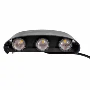 Aplica LED neagra de exterior 6W lumina rece