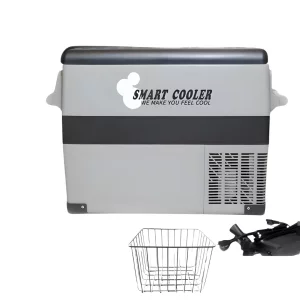 Frigider auto cu compresor smart cooler CF45 , 12/24 V, cu display LCD si bluetooth