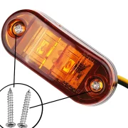 Lumini de demarcare roșii P.TIP57ROSU-OFF ROAD: 12V-24V/ IP 67 Rezistent la apa