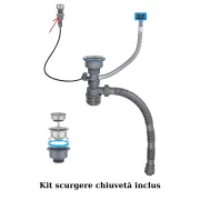 Chiuvetă modernă de bucătărie culoare :auriu, multifuncțională, duș extractibil, spălător pahare, filtrare apă, inox, calitate premium, accesorii incluse dimensiuni 750*460*220mm